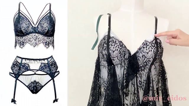 4 урок. Дизайн бюстгальтера Черная жемчужина