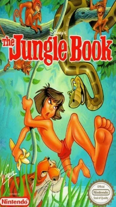 Книга джунглей(Jungle Book).,На русском.NES