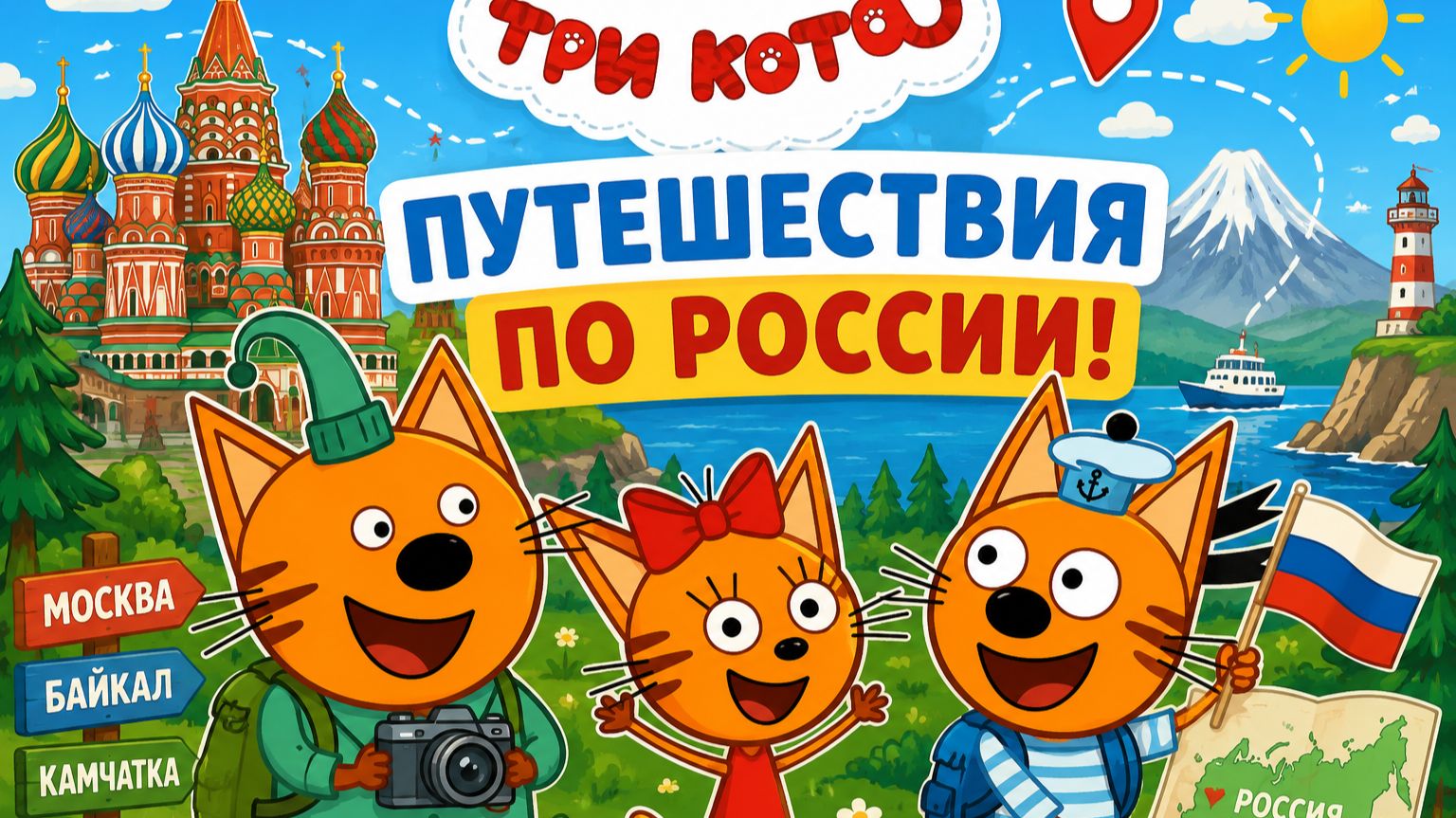Три кота игра для детей