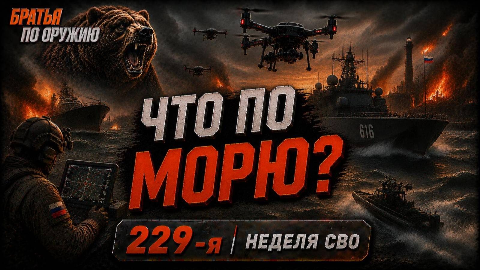 229-я неделя СВО: Чёрное море, Крым и удары по портам