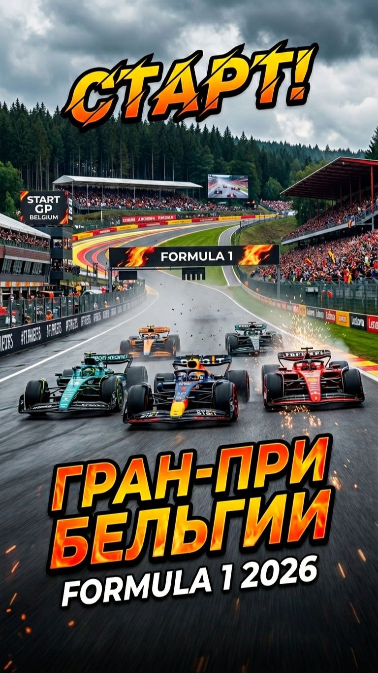 Старт Гран-при Бельгии 2025 Формула 1 | Spa-Francorchamps | Лучшие моменты F1