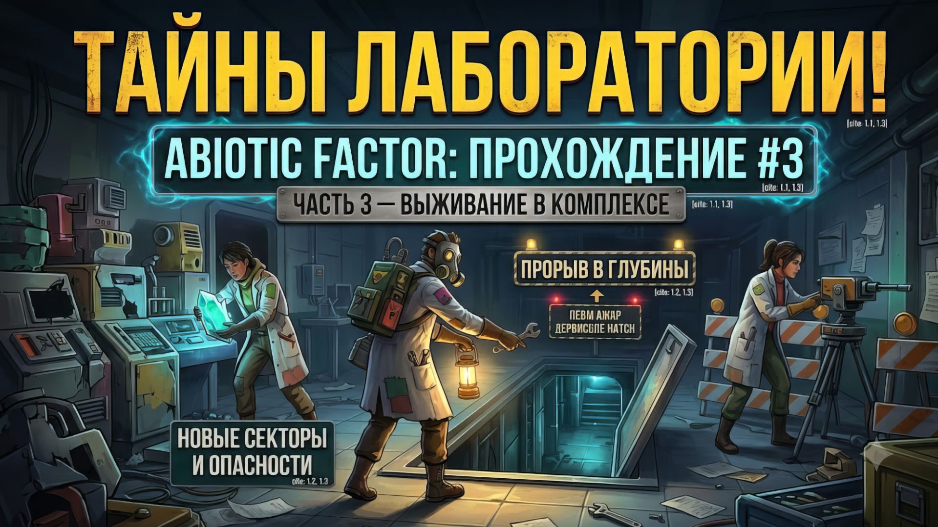 ТАЙНЫ ЛАБОРАТОРИИ! Abiotic Factor — Прохождение #3 | Выживание в комплексе