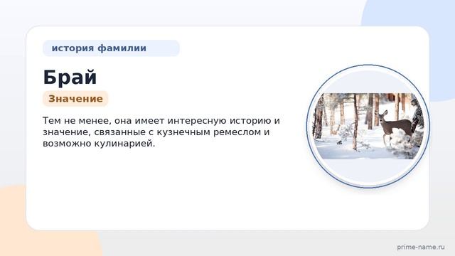 Фамилия Брай: происхождение, значение и склонение