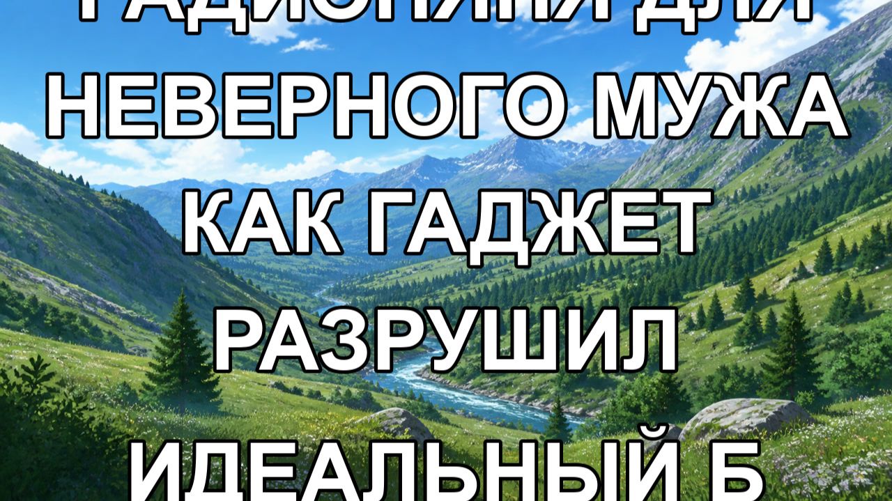 радионяня для неверного мужа как гаджет разрушил идеальный б