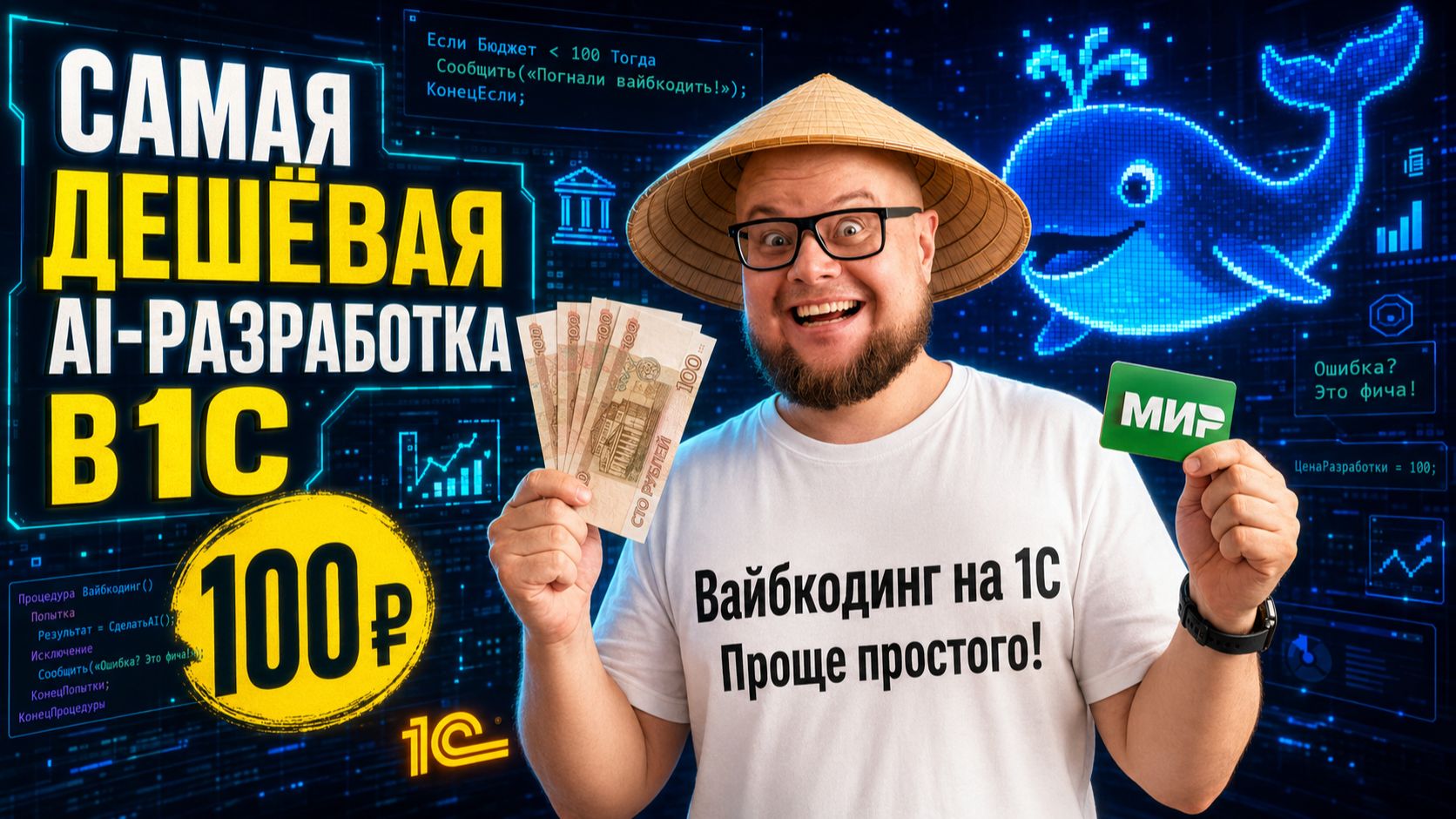 Самая дешевая AI-разработка на 1С?