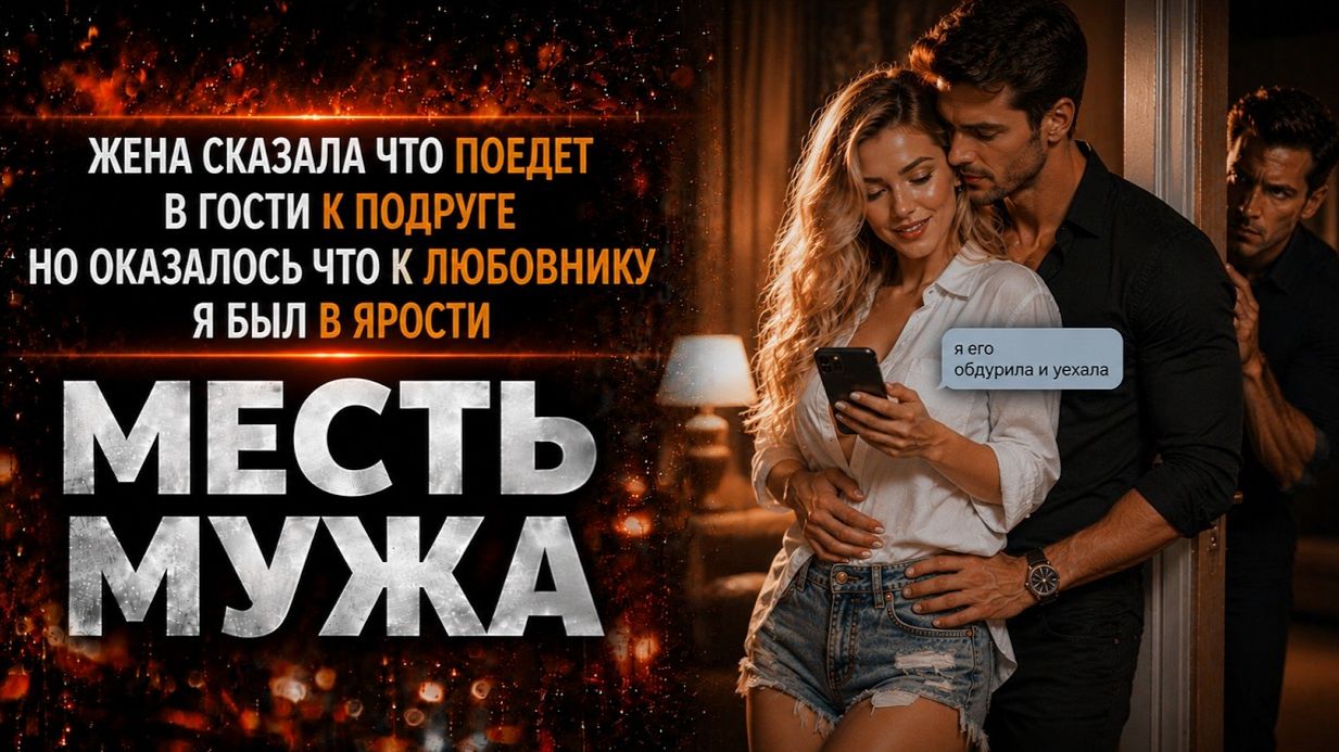 ЖЕНА СКАЗАЛА ЧТО ПОЕДЕТ В ГОСТИ К ПОДРУГЕ НО ОКАЗАЛОСЬ ЧТО К ЛЮБОВНИКУ Я БЫЛ В ЯРОСТ(720P