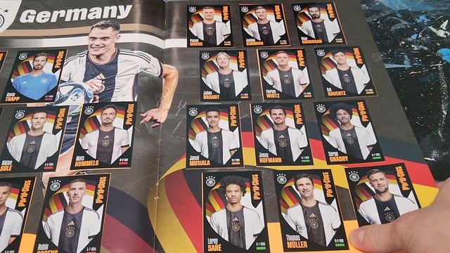 Обзор заполненного альбома по коллекции: Panini Fifa World class 2024