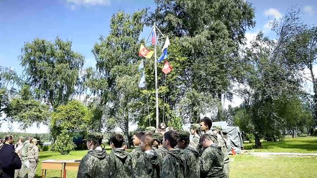Завершилась первая смена военно-патриотических сборов Наука Побеждать