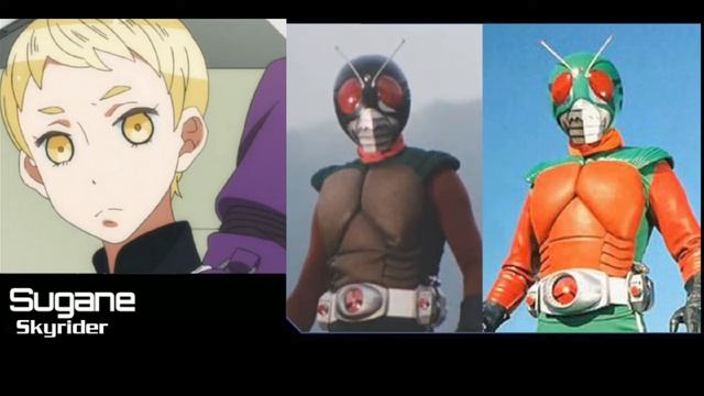 Gatchaman Crowds crossover Kamen Rider Skyrider