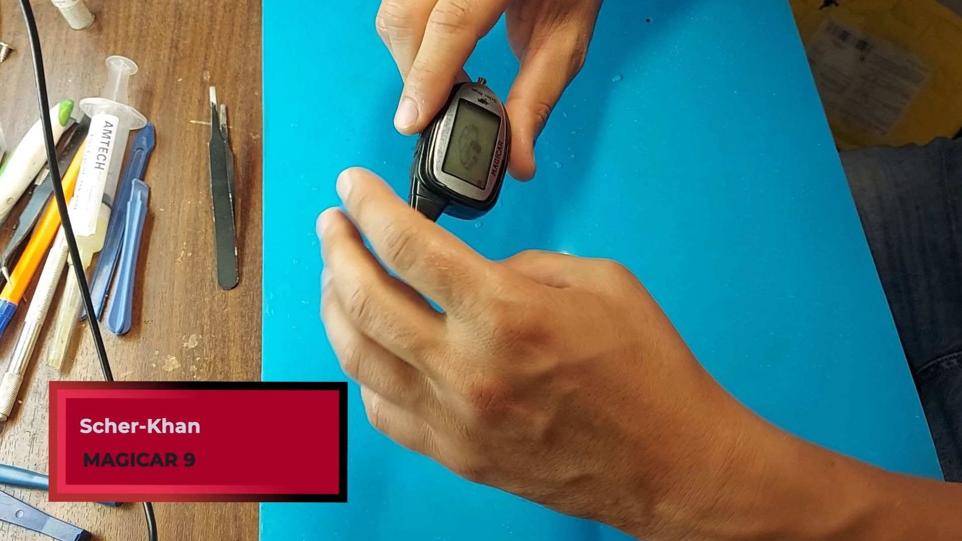 Ремонт брелока сигнализации Scher-Khan Magicar 9