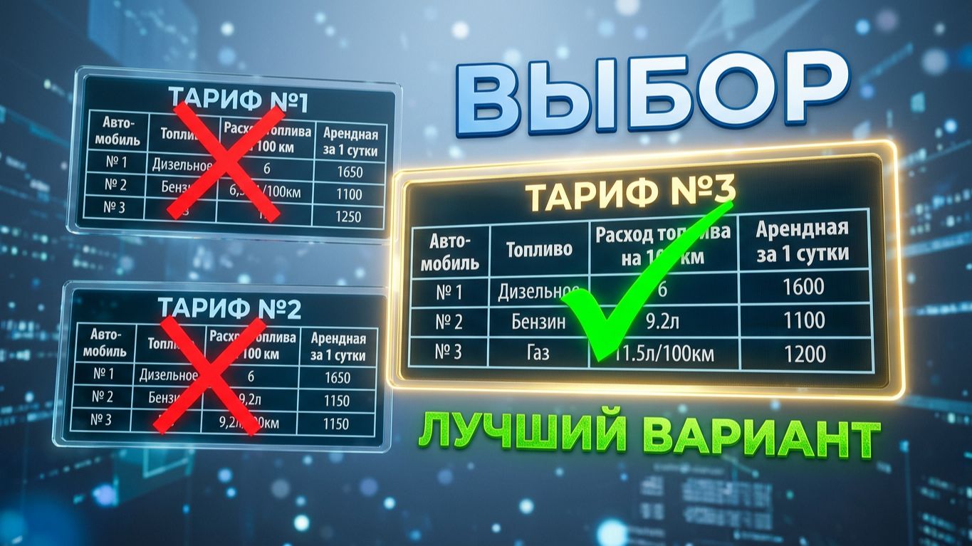 Решение задач на выбор наилучшего варианта (продолжение) Часть 2. Базовый ЕГЭ по математике #11