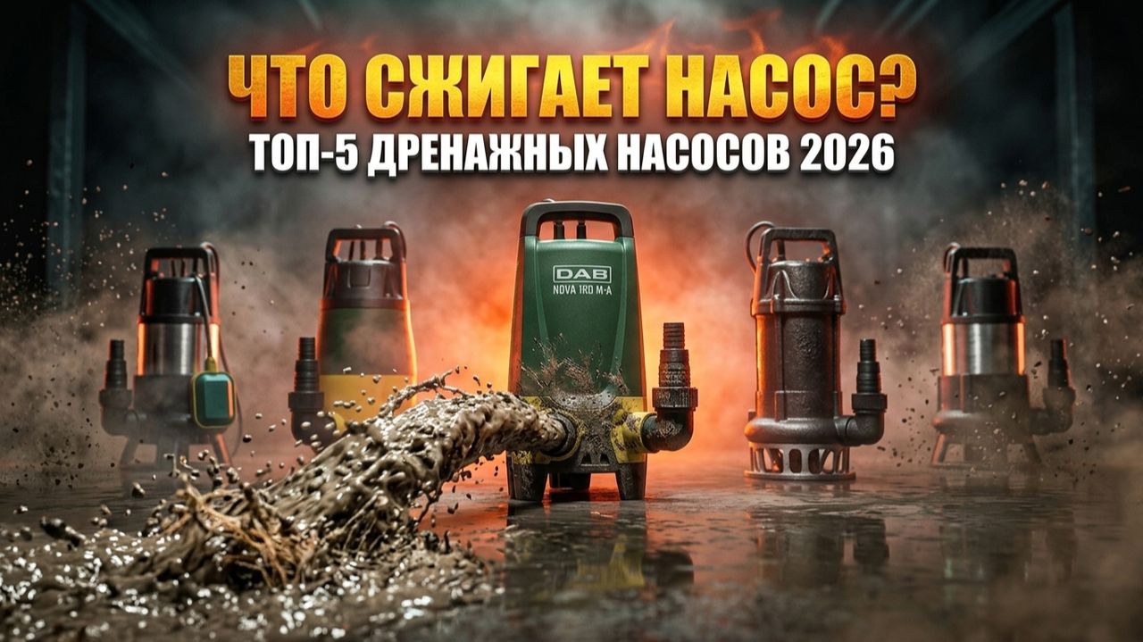 ТОП-5 Дренажных Насосов 2026: Что Убивает Двигатель