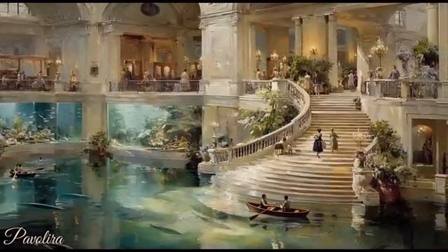 Dreamlike Old European Aquarium Pavoliras Vintage Songs ....