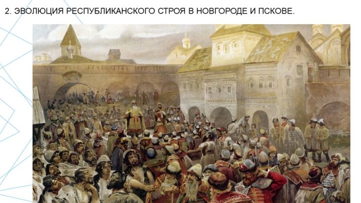 07.2. Эволюция республиканского строя в Новгороде и Пскове.