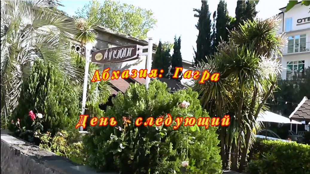 Гагра, день следующий