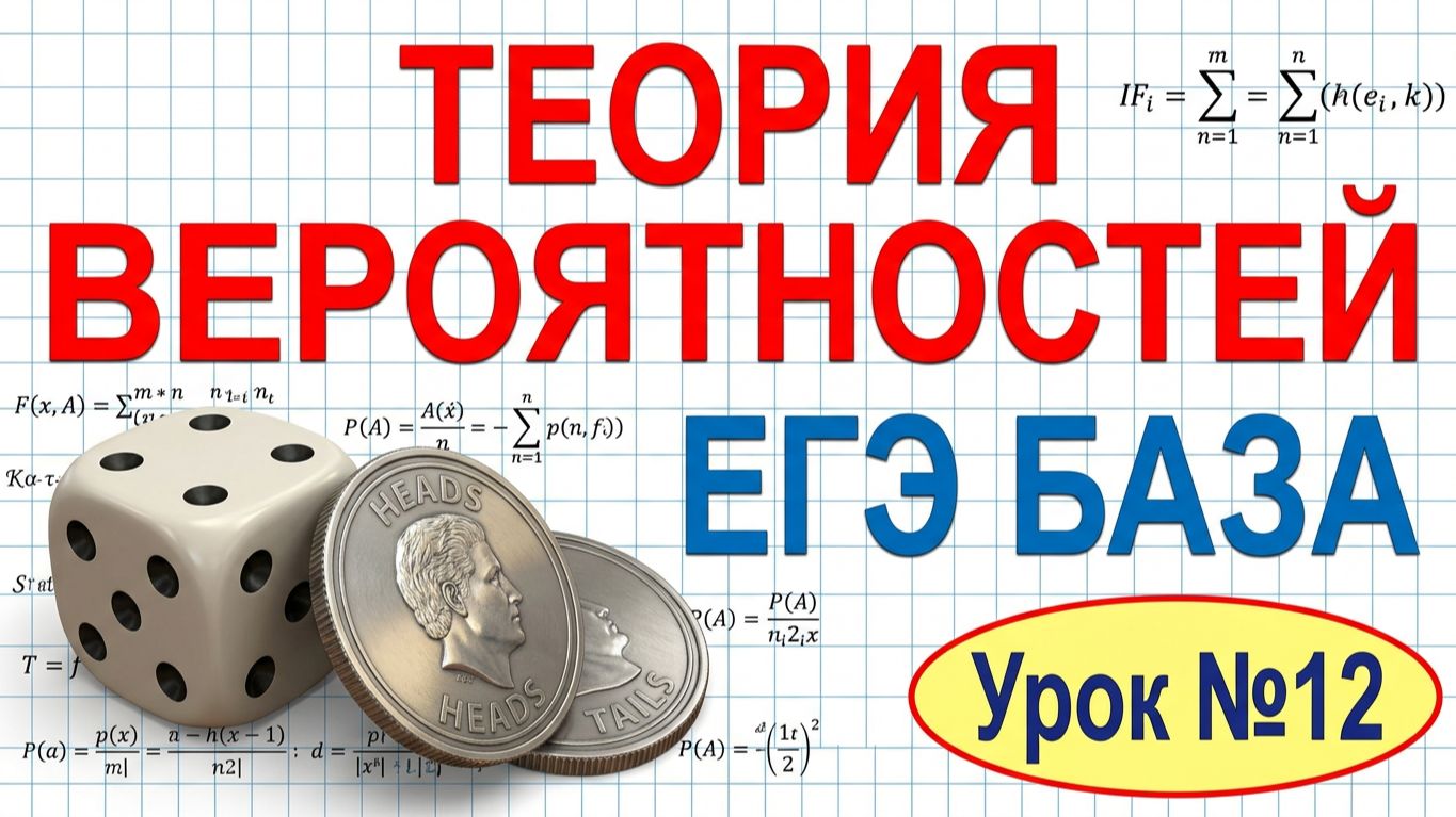 Теория вероятностей примеры егэ. Вероятность егэ. Решения задач. Базовый ЕГЭ по математике Урок #12