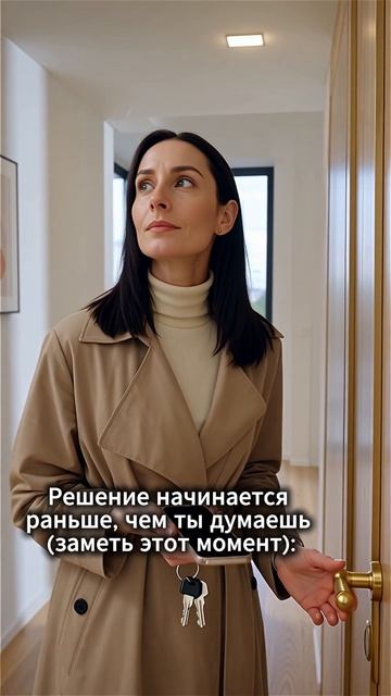 Решение начинается раньше, чем ты думаешь