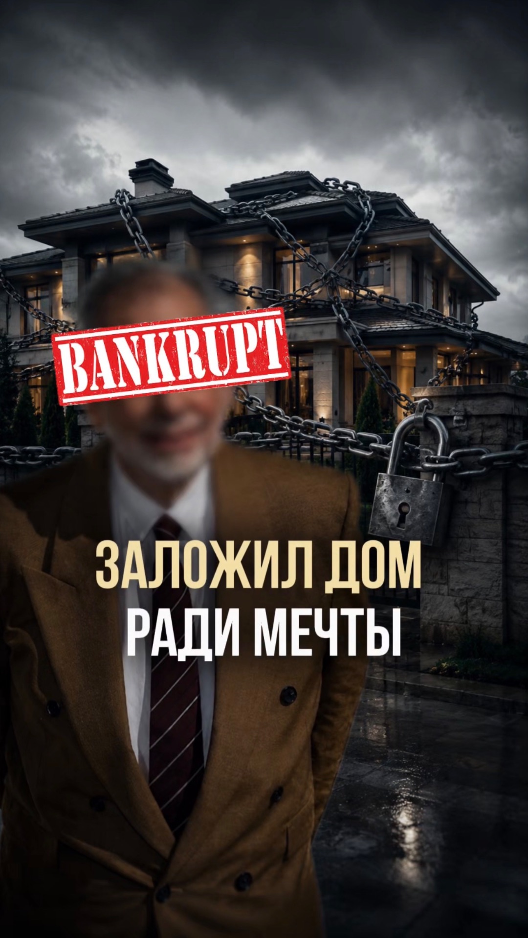 Заложил дом ради мечты