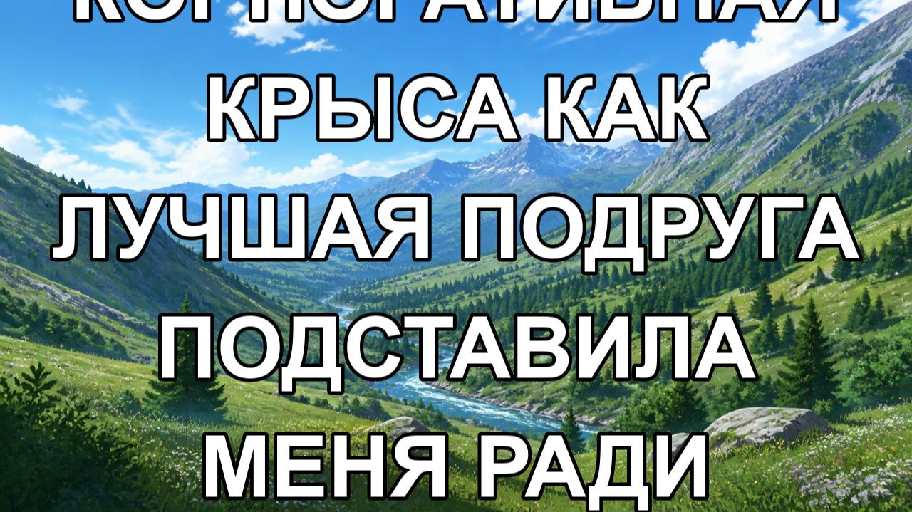 корпоративная крыса как лучшая подруга подставила меня ради