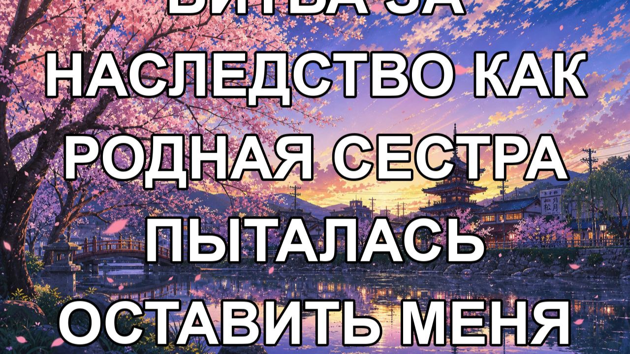 битва за наследство как родная сестра пыталась оставить меня