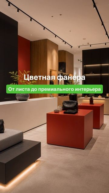Цветная фанера от листа до премиального интерьера.