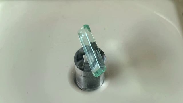 Октагон аквамарина 4.5х17 мм