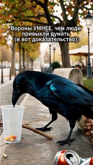Вороны умнее чем люди привыкли думать