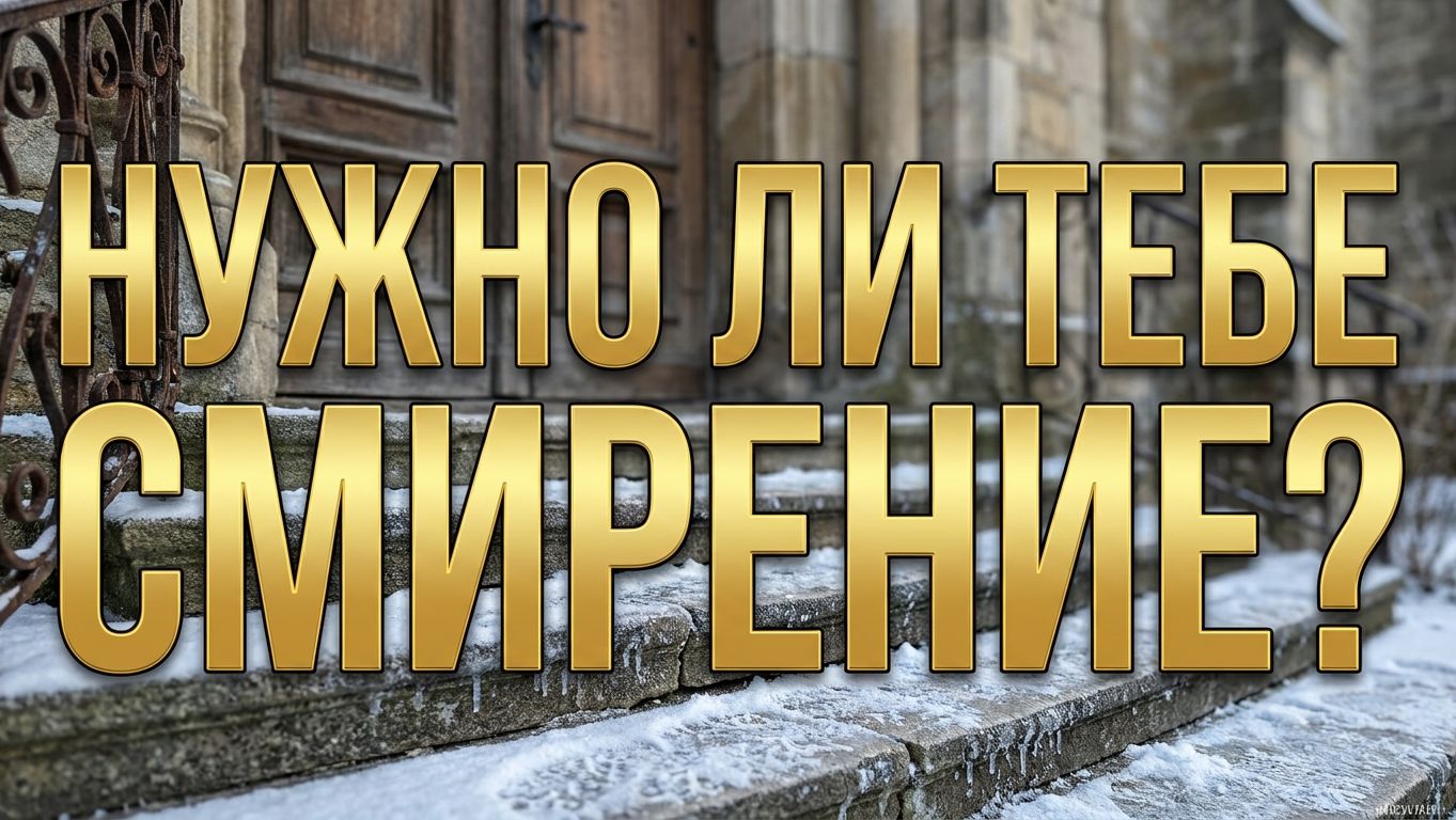 Что такое смирение и зачем оно нужно? #Бог