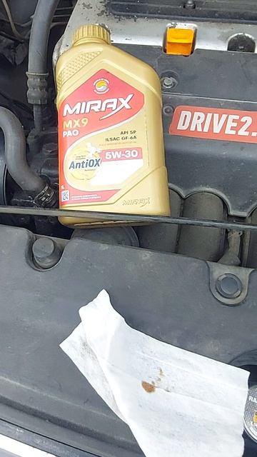 Задумался о топливе и масле Mirax MX9 #avto #automobile #mirax