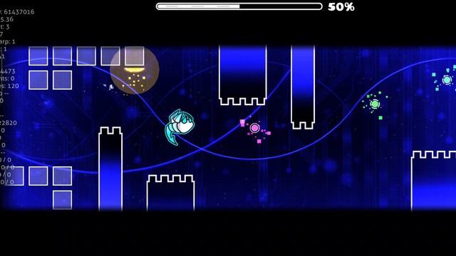 KOCMOC  Geometry Dash(не авто и это не оригинал от Cherry team)