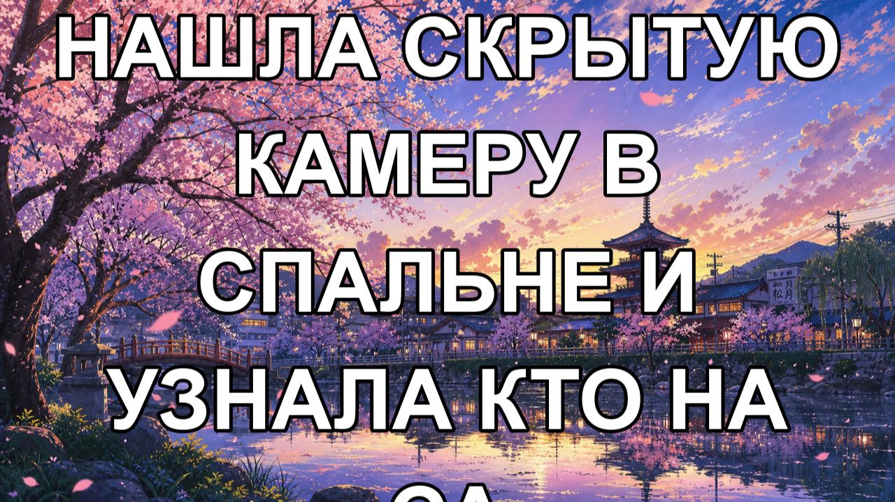 я случайно нашла скрытую камеру в спальне и узнала кто на са