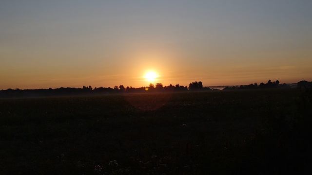 Восход солнца в 4:25 утра