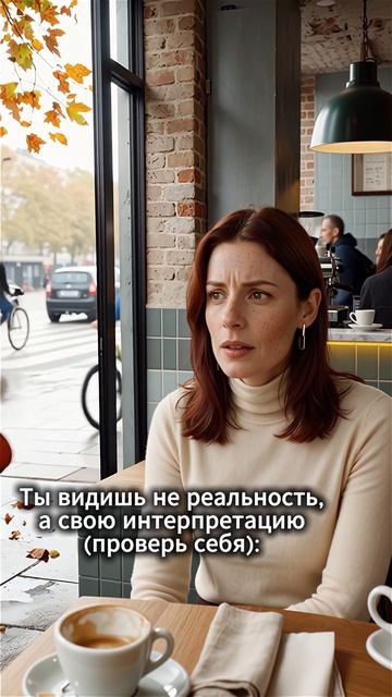 Ты видишь не реальность, а свою интерпретацию