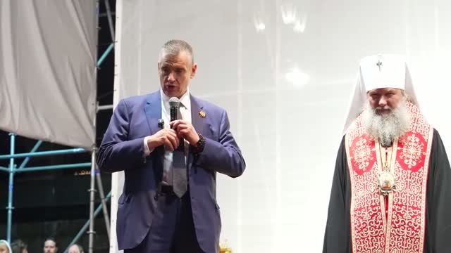 Выступление Лидера ЛДПР Леонида Слуцкого на крестном ходе в Екатеринбурге