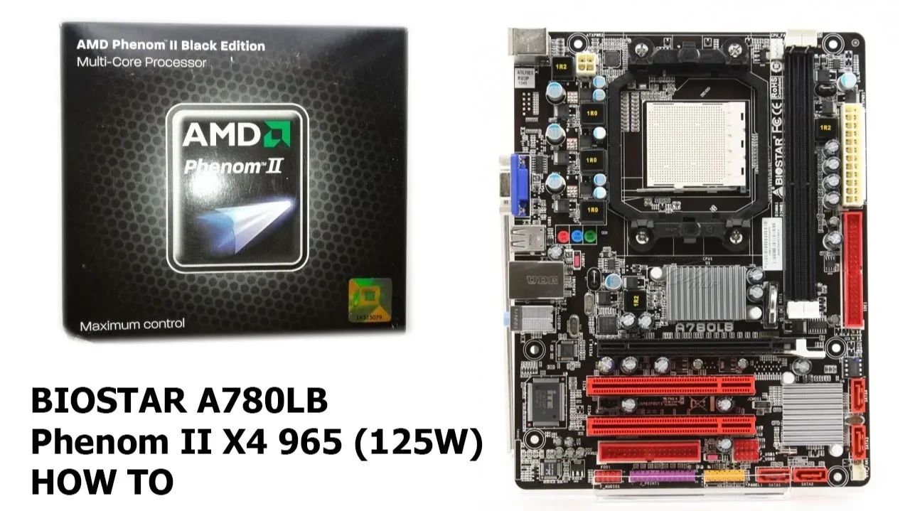 Biostar A780LB и Phenom II X4 965 (125 Ватт)