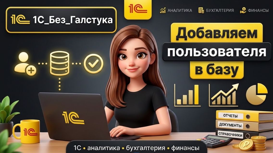 Добавляем пользователя в базу 1С