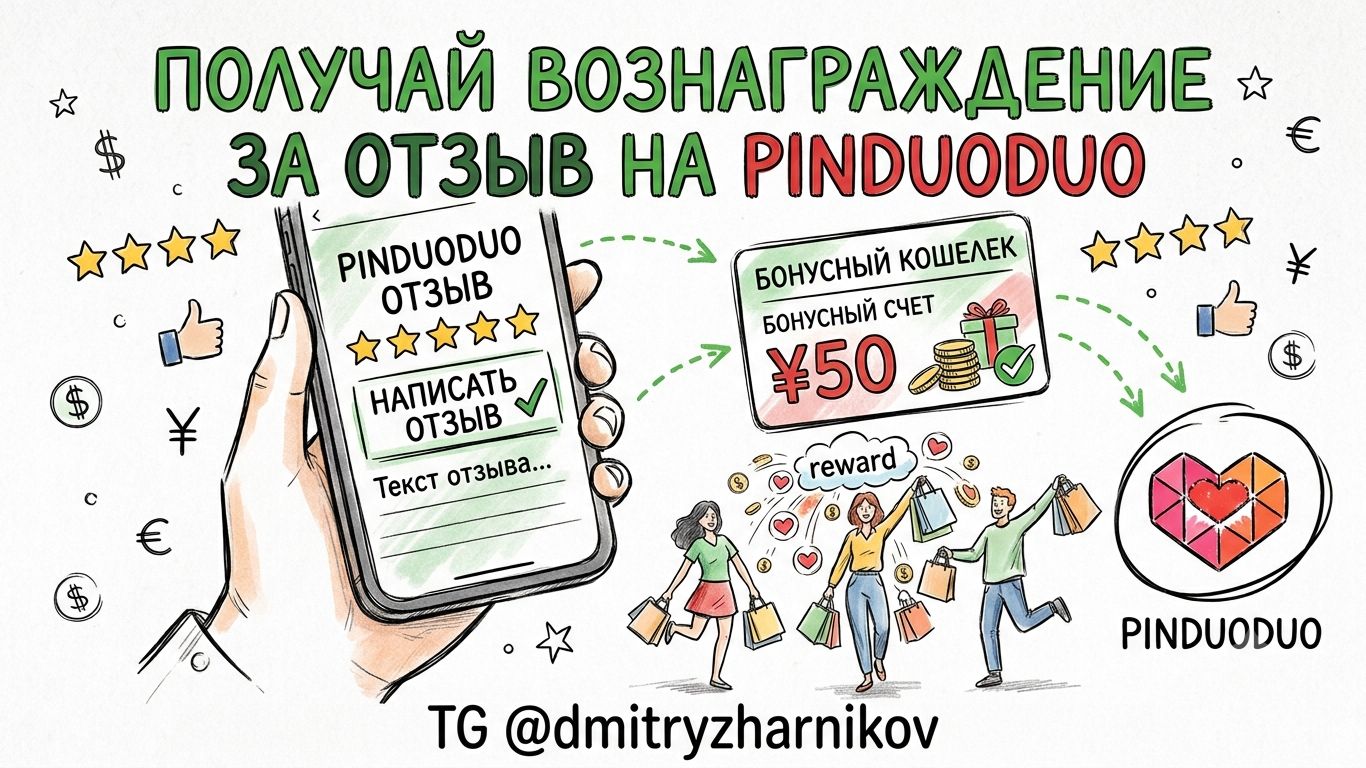 Как получать вознаграждение за отзывы на Pinduoduo