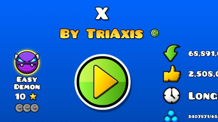 прохожу X в Geometry Dash