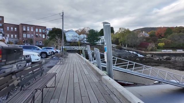 Америка-Дорого уютно красиво Камден Мэн-идеальный городок
