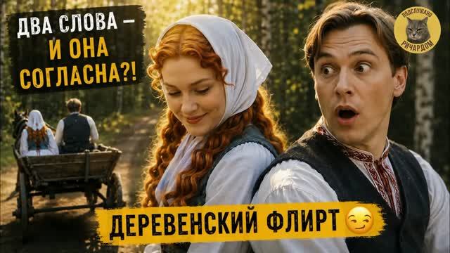 Деревенский флирт XIX века... 😏