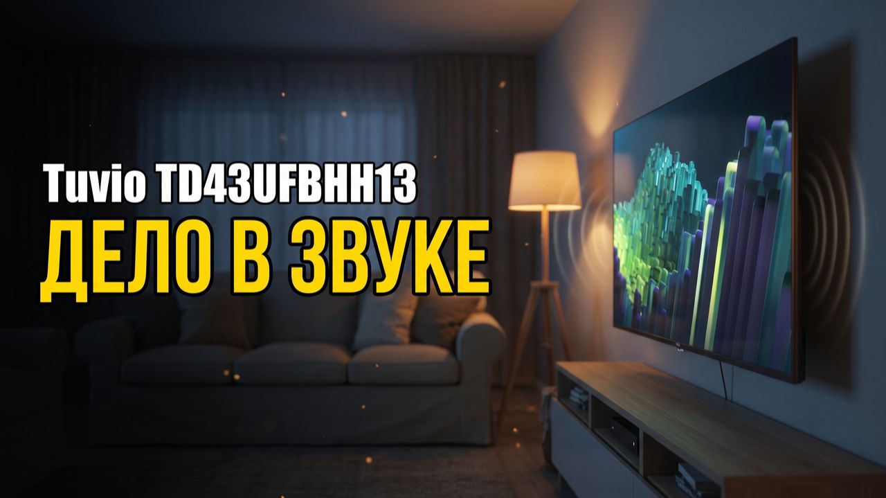 Телевизор Tuvio TD43UFBHH13: Звук Как Из Бутылки