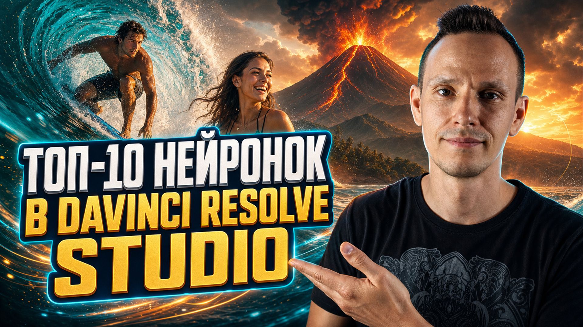 ТОП 10 Нейронок в Davinci Resolve Studio (урок 207)