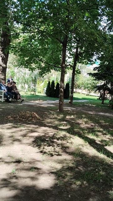 В парке с родственниками
