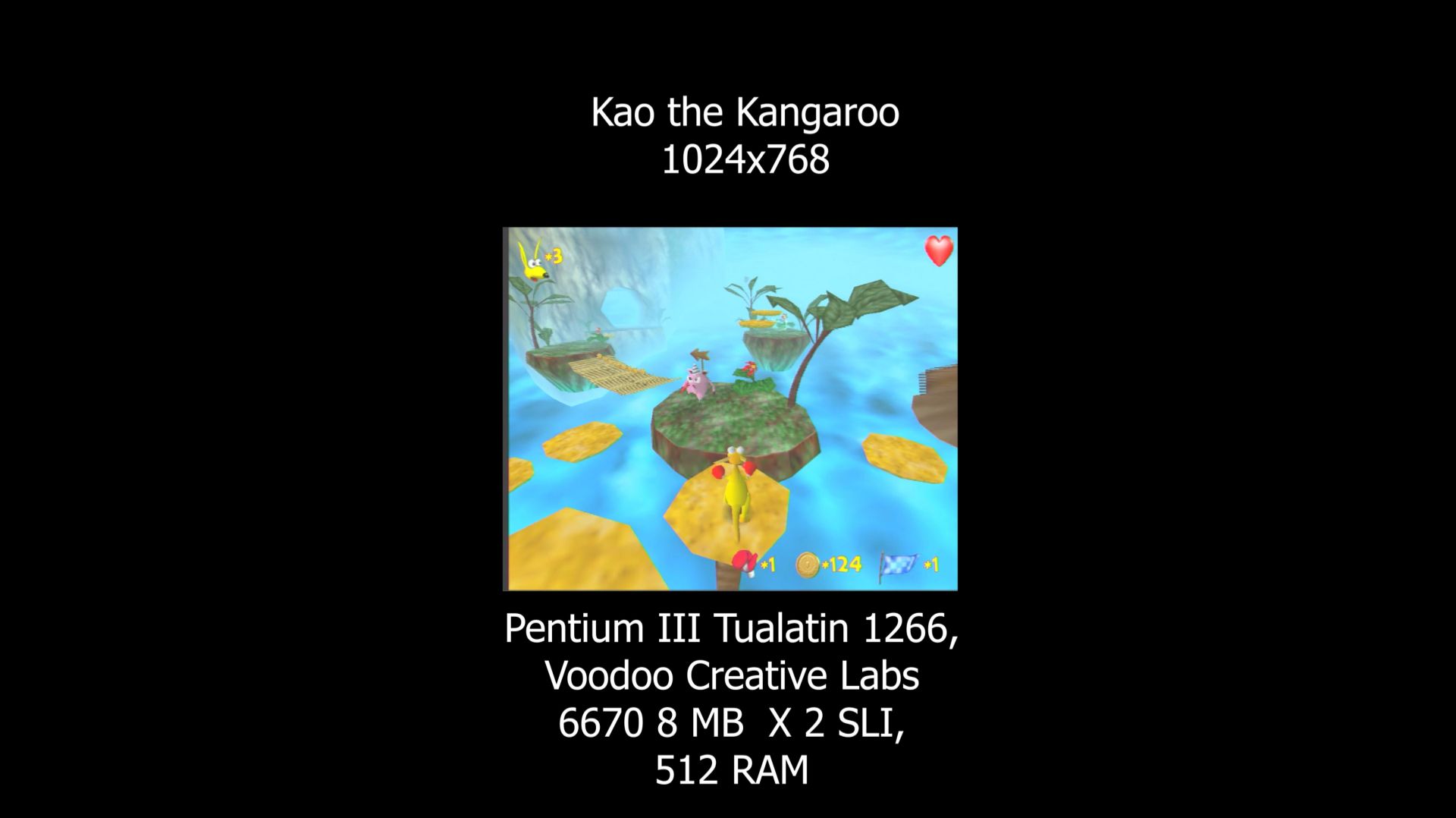 Kao The Kangaroo (2001) Voodoo2 SLI Retro Pc Gameplay