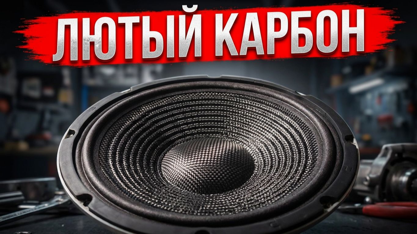 Самый ЛЮТЫЙ мидбас из КАРБОНА! АВТОЗВУК на БОГАТОМ обзор BOAR 10 CARBON SERIES от Russian Bass