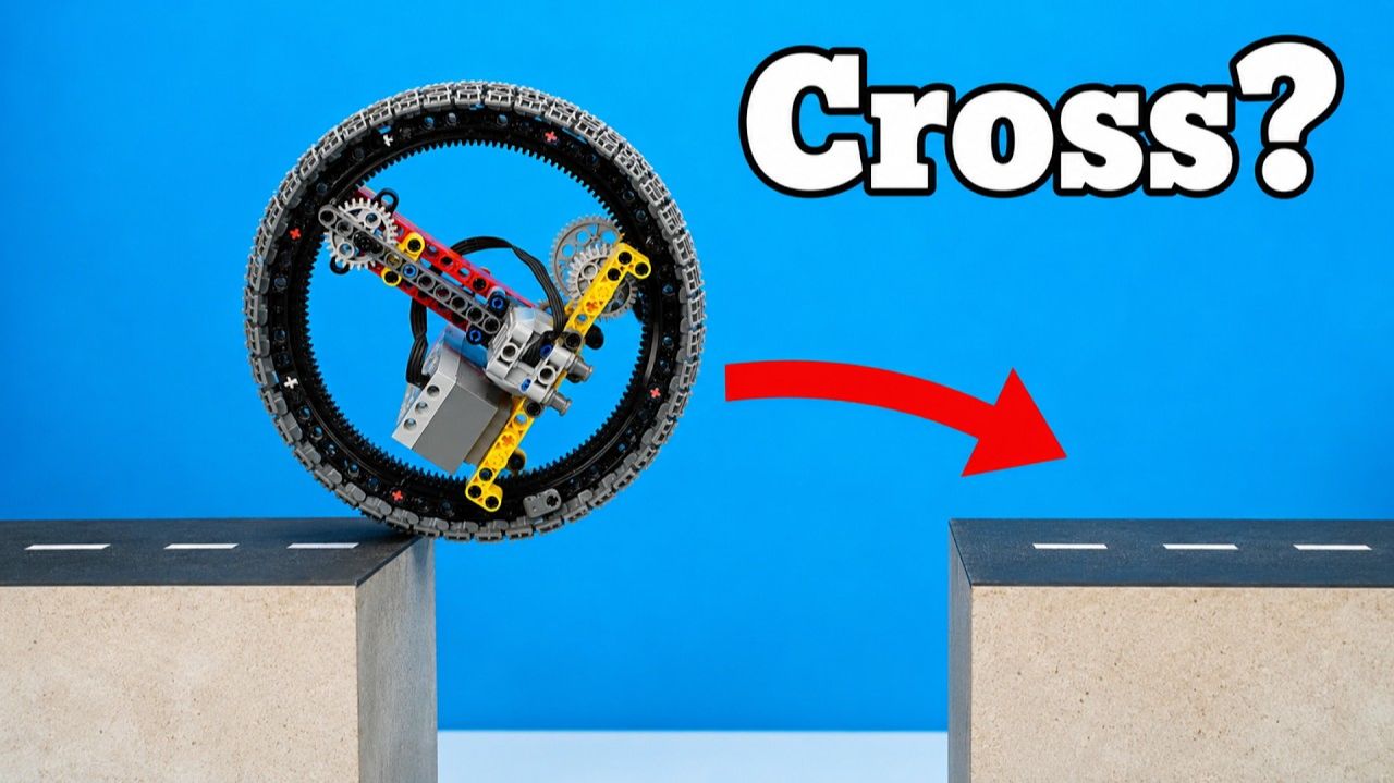 Создание автомобиля Lego ДЛЯ преодоления пропастей и препятствий