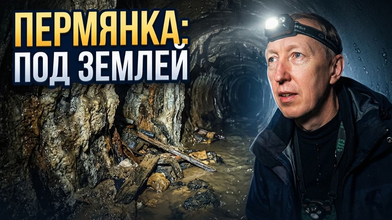 Неизвестная Пермь. Подземная река Пермянка.  К истоку под землей.