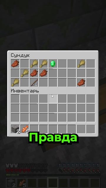 Миф или Правда в майнкрафт #майнкрафт