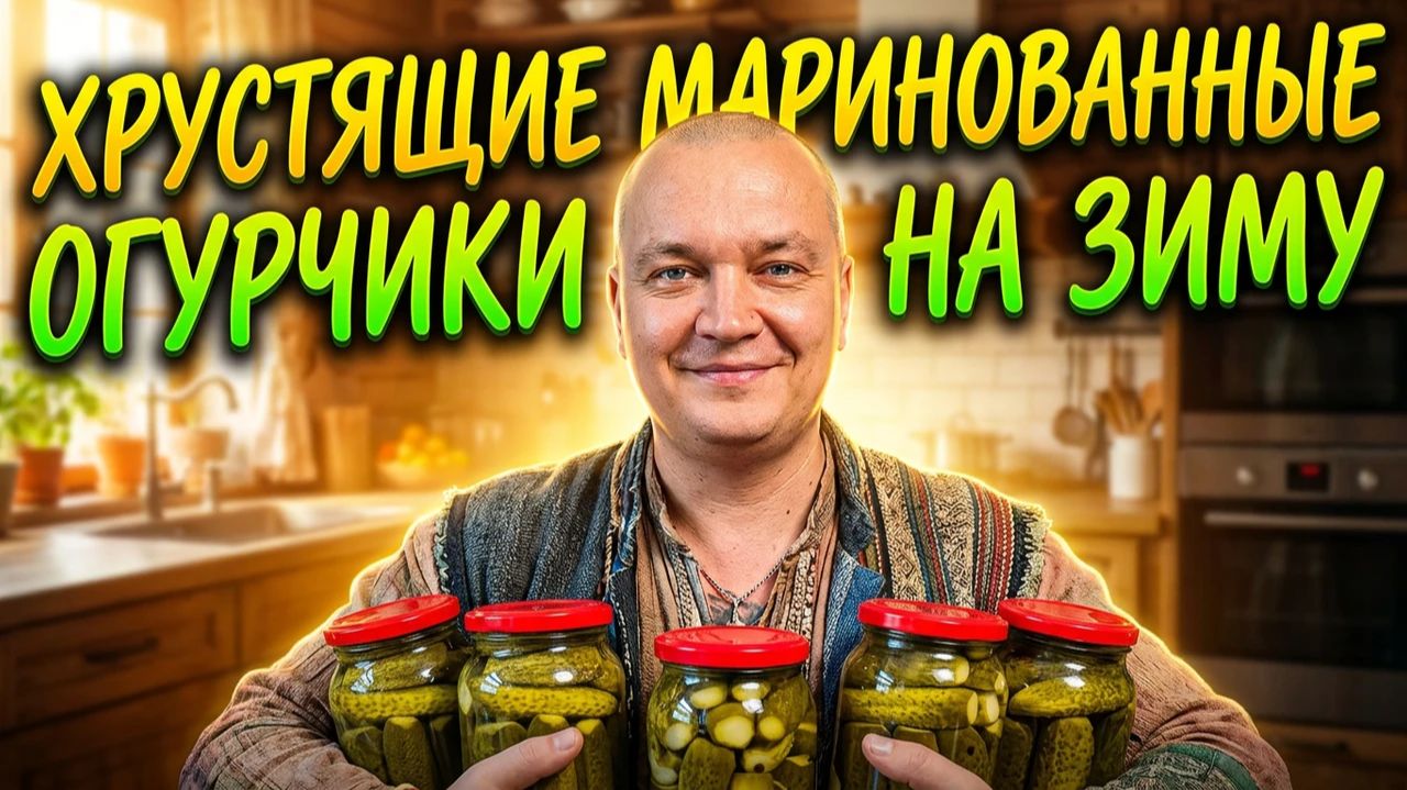 Хрустящие маринованные огурчики на зиму. Простой рецепт.