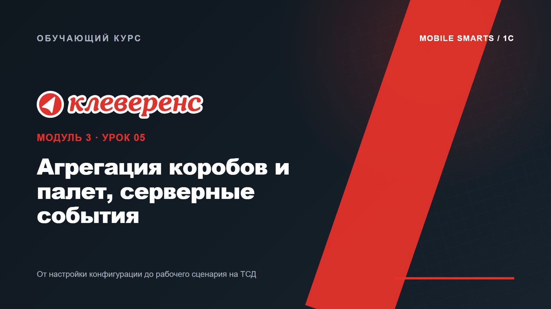 M3-05 | Агрегация коробов и палет, серверные события | Mobile SMARTS
